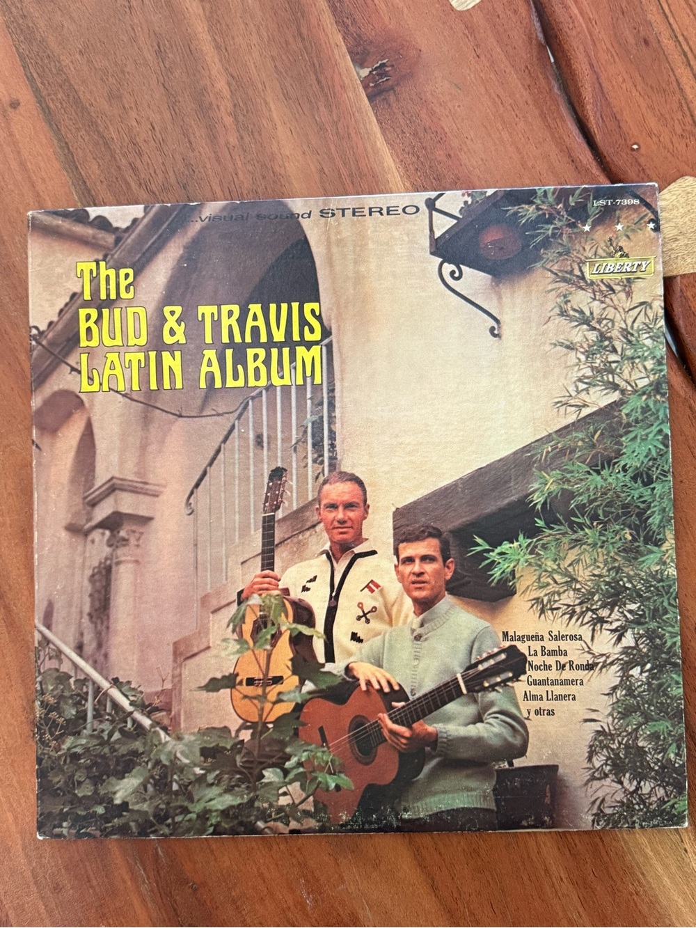 Vintage 1960 Bud & Travis Latin Folk Vinyl Record LP - Stereo Single Album